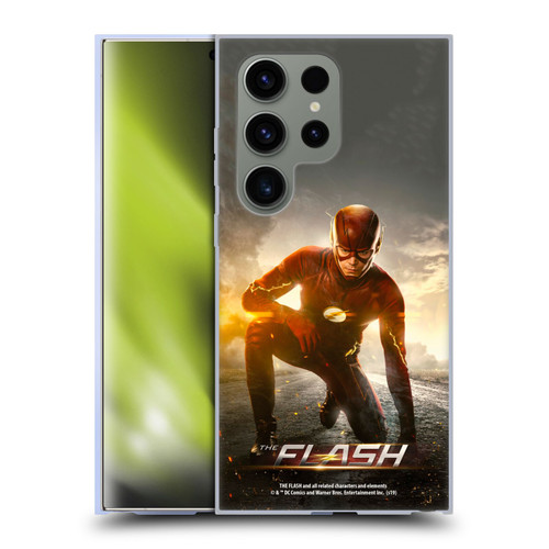 The Flash TV Series Poster Barry Kneel Pose Soft Gel Case for Samsung Galaxy S24 Ultra 5G