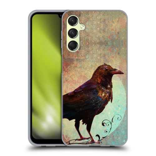 Jena DellaGrottaglia Animals Crow Soft Gel Case for Samsung Galaxy A24 4G / M34 5G