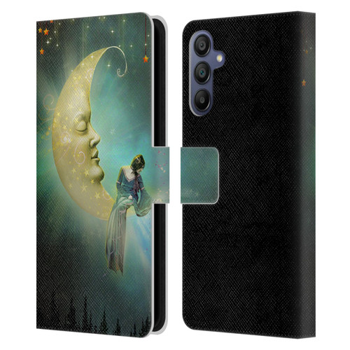 Jena DellaGrottaglia Assorted Star Leather Book Wallet Case Cover For Samsung Galaxy A15