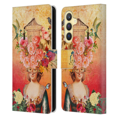 Jena DellaGrottaglia Assorted Put A Bird On It Leather Book Wallet Case Cover For Samsung Galaxy S23 FE 5G