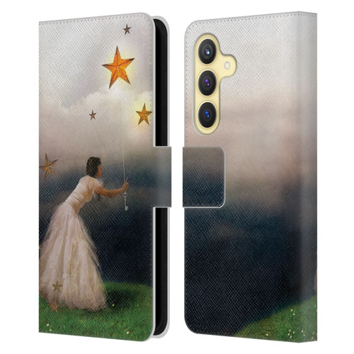 Jena DellaGrottaglia Assorted Star Catcher Leather Book Wallet Case Cover For Samsung Galaxy S24 5G
