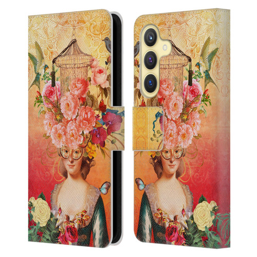Jena DellaGrottaglia Assorted Put A Bird On It Leather Book Wallet Case Cover For Samsung Galaxy S24 5G