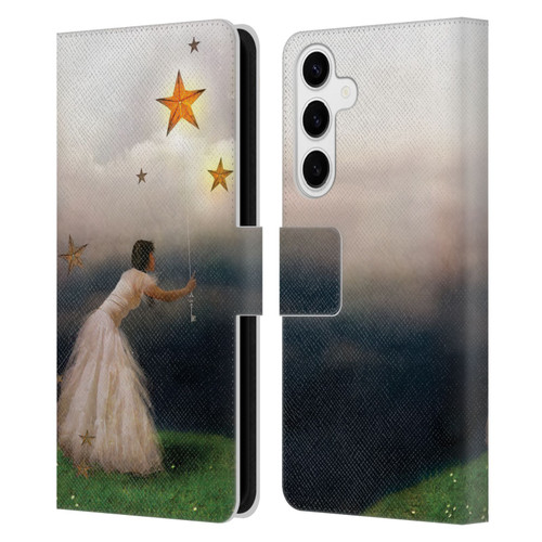 Jena DellaGrottaglia Assorted Star Catcher Leather Book Wallet Case Cover For Samsung Galaxy S24+ 5G