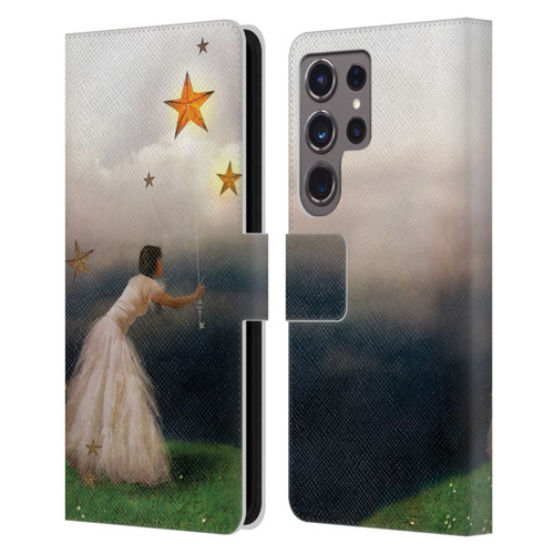 Jena DellaGrottaglia Assorted Star Catcher Leather Book Wallet Case Cover For Samsung Galaxy S24 Ultra 5G