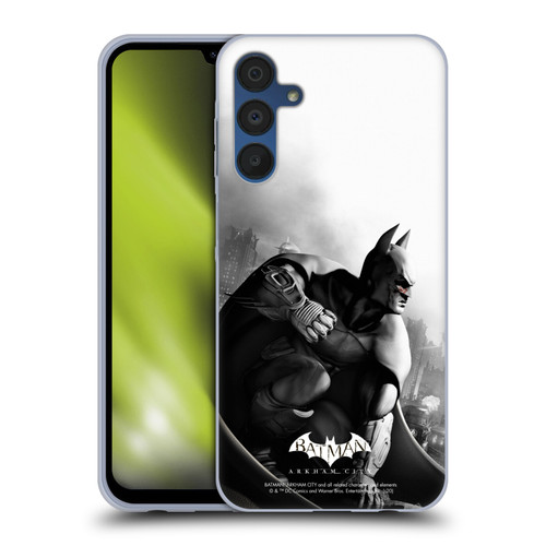 Batman Arkham City Key Art Poster Soft Gel Case for Samsung Galaxy A15