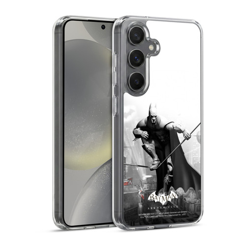 Batman Arkham City Key Art Comic Book Cover Soft Gel Case for Samsung Galaxy S24 5G & MagSafe