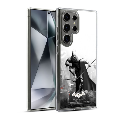 Batman Arkham City Key Art Comic Book Cover Soft Gel Case for Samsung Galaxy S24 Ultra 5G & MagSafe