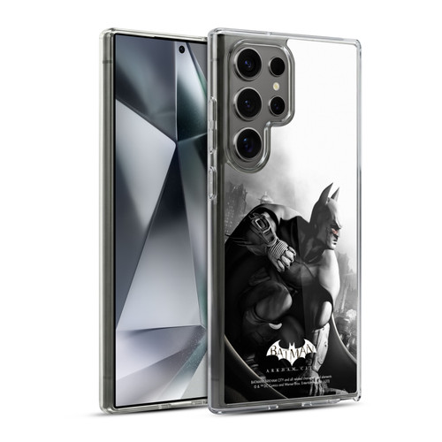 Batman Arkham City Key Art Poster Soft Gel Case for Samsung Galaxy S24 Ultra 5G & MagSafe