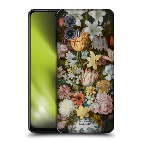 The National Gallery Art A Still Life Of Flowers In A Wan-Li Vase Soft Gel Case for Motorola Moto G73 5G
