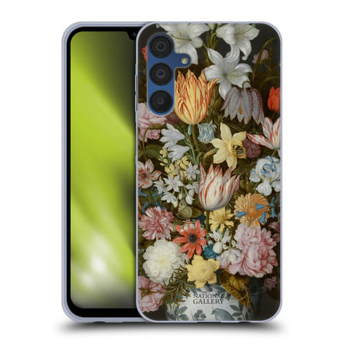 The National Gallery Art A Still Life Of Flowers In A Wan-Li Vase Soft Gel Case for Samsung Galaxy A15