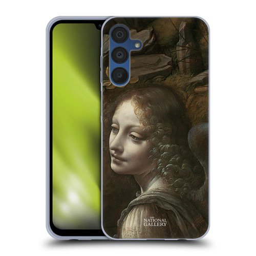 The National Gallery Art The Virgin Of The Rocks Soft Gel Case for Samsung Galaxy A15