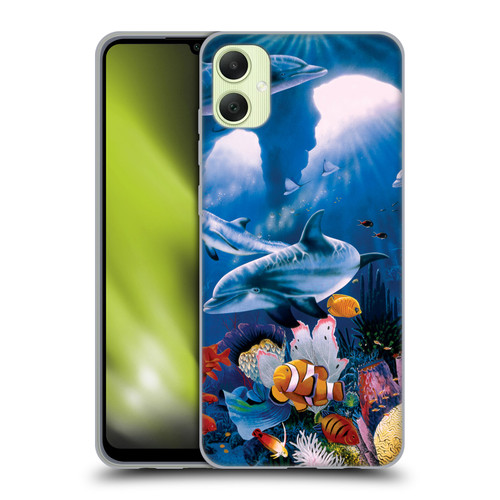 Graeme Stevenson Assorted Designs Dolphins Soft Gel Case for Samsung Galaxy A05