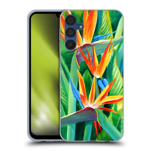 Graeme Stevenson Assorted Designs Birds Of Paradise Soft Gel Case for Samsung Galaxy A15