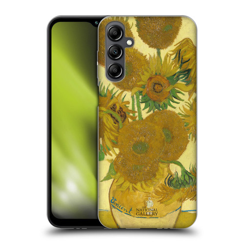 The National Gallery Art Sunflowers Soft Gel Case for Samsung Galaxy M14 5G