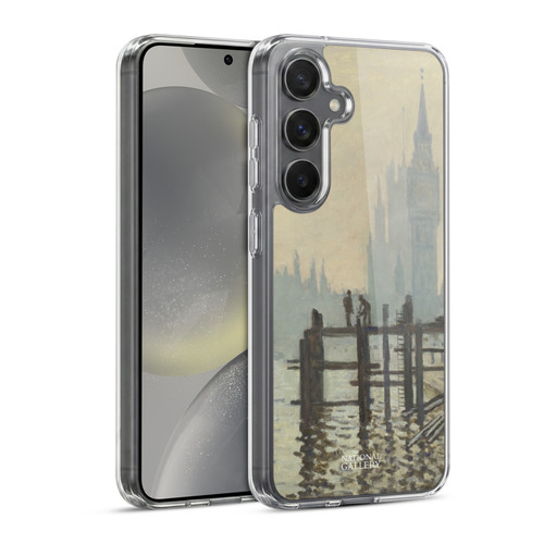 The National Gallery Art Monet Thames Soft Gel Case for Samsung Galaxy S24 5G & MagSafe