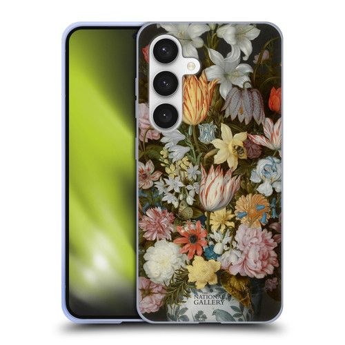 The National Gallery Art A Still Life Of Flowers In A Wan-Li Vase Soft Gel Case for Samsung Galaxy S24 5G