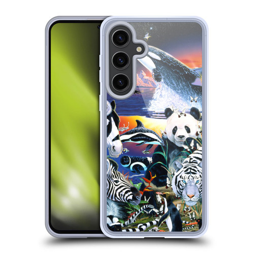 Graeme Stevenson Assorted Designs Animals Soft Gel Case for Samsung Galaxy S24+ 5G