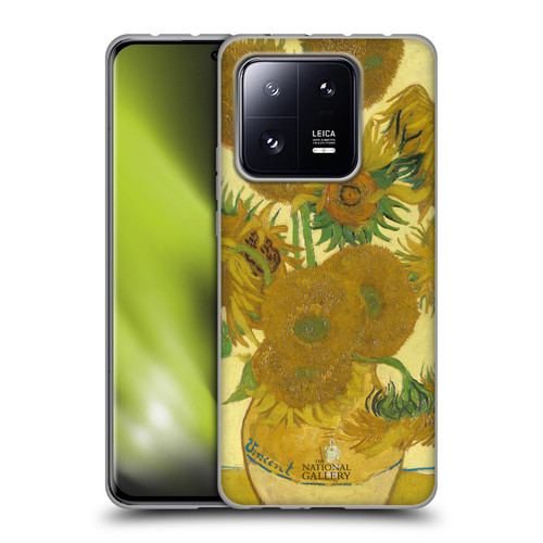 The National Gallery Art Sunflowers Soft Gel Case for Xiaomi 13 Pro 5G