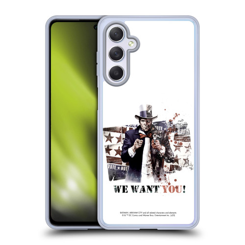 Batman Arkham City Graphics Two-Face We Want You Soft Gel Case for Samsung Galaxy M54 5G