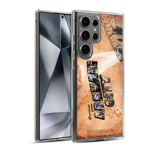 Batman Arkham City Graphics Postcard Soft Gel Case for Samsung Galaxy S24 Ultra 5G & MagSafe