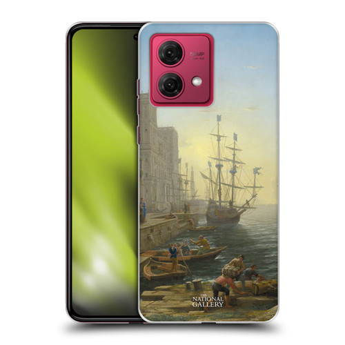 The National Gallery Nature Seaport With The Embarkation Of Saint Ursula Soft Gel Case for Motorola Moto G84 5G
