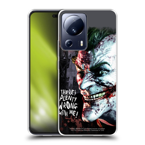 Batman Arkham City Graphics Joker Wrong With Me Soft Gel Case for Xiaomi 13 Lite 5G