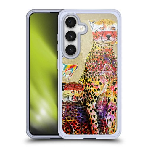 Graeme Stevenson Colourful Wildlife Cheetah Soft Gel Case for Samsung Galaxy S24 5G