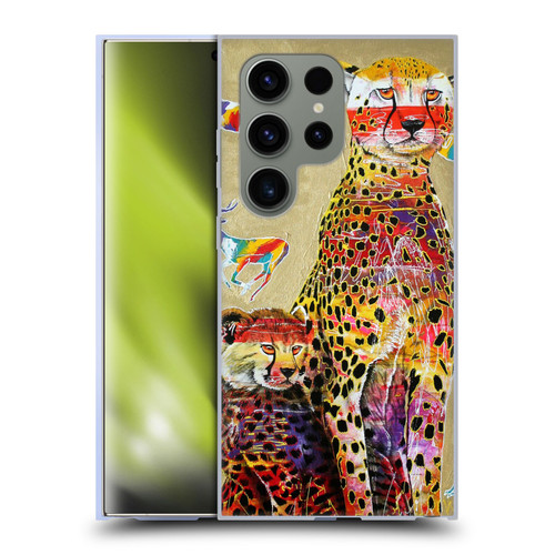 Graeme Stevenson Colourful Wildlife Cheetah Soft Gel Case for Samsung Galaxy S24 Ultra 5G