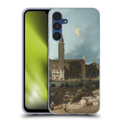The National Gallery Nature The Stonemason's Yard Soft Gel Case for Samsung Galaxy A15