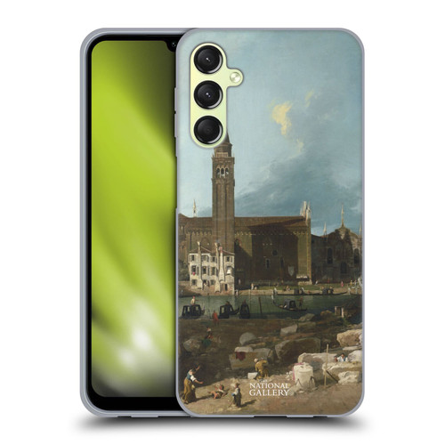 The National Gallery Nature The Stonemason's Yard Soft Gel Case for Samsung Galaxy A24 4G / Galaxy M34 5G