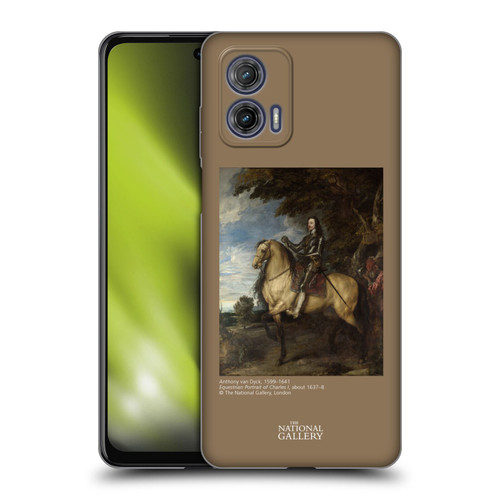 The National Gallery People Equestrian Portrait Of Charles I Soft Gel Case for Motorola Moto G73 5G