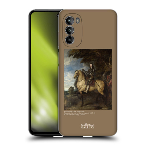 The National Gallery People Equestrian Portrait Of Charles I Soft Gel Case for Motorola Moto G82 5G