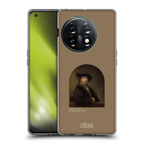 The National Gallery People Rembrandt Self Portrait Age 34 Soft Gel Case for OnePlus 11 5G