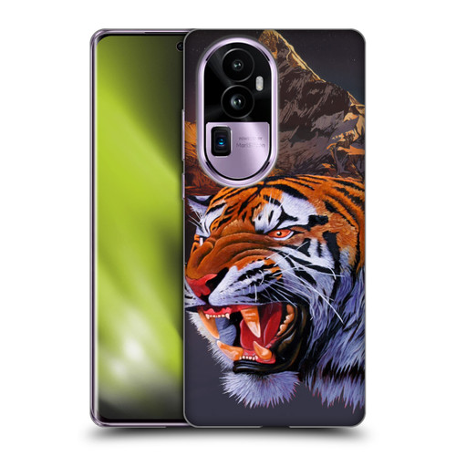 Graeme Stevenson Wildlife Tiger Soft Gel Case for OPPO Reno10 Pro+