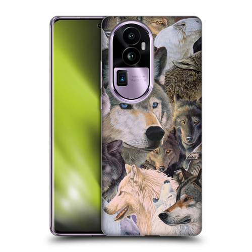 Graeme Stevenson Wildlife Wolves 1 Soft Gel Case for OPPO Reno10 Pro+