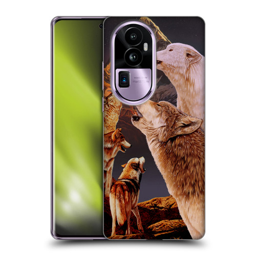 Graeme Stevenson Wildlife Wolves 2 Soft Gel Case for OPPO Reno10 Pro+