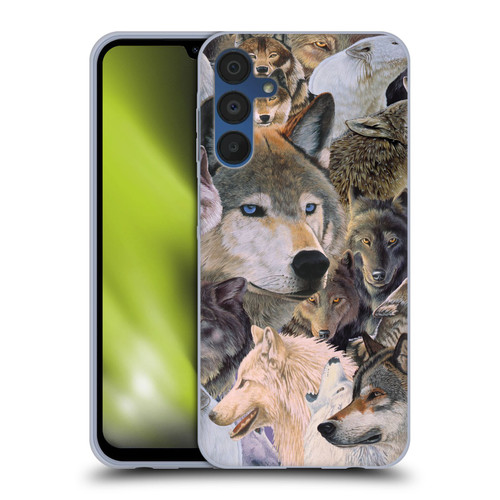 Graeme Stevenson Wildlife Wolves 1 Soft Gel Case for Samsung Galaxy A15