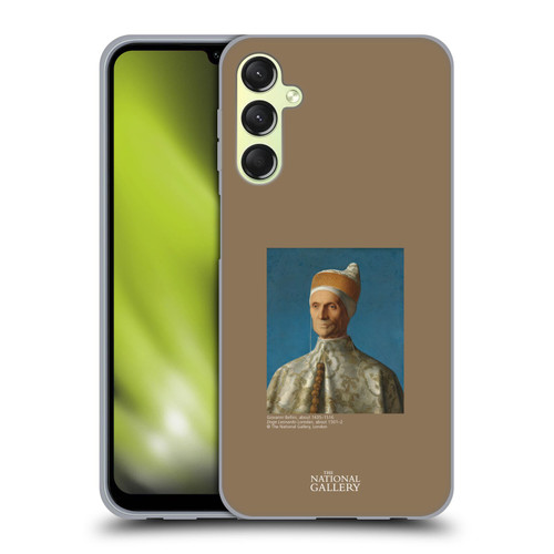 The National Gallery People Bellini Doge Loredan Soft Gel Case for Samsung Galaxy A24 4G / M34 5G