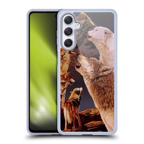 Graeme Stevenson Wildlife Wolves 2 Soft Gel Case for Samsung Galaxy M54 5G