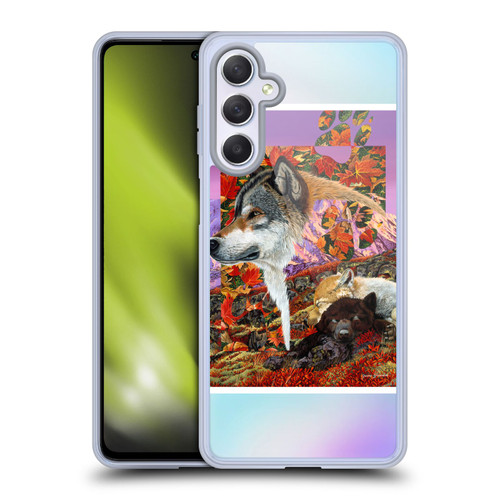 Graeme Stevenson Wildlife Wolves 4 Soft Gel Case for Samsung Galaxy M54 5G