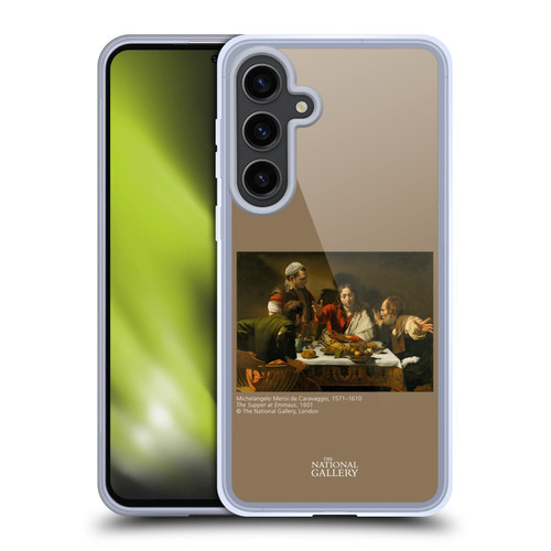 The National Gallery People The Supper At Emmaus Soft Gel Case for Samsung Galaxy S24+ 5G