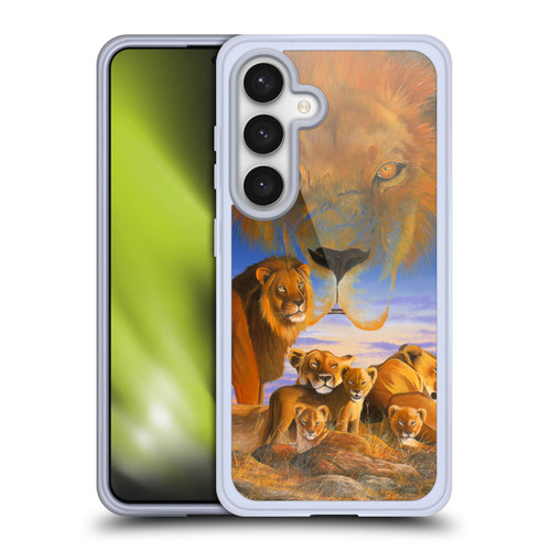 Graeme Stevenson Wildlife Lions Soft Gel Case for Samsung Galaxy S24 5G
