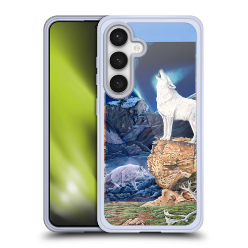 Graeme Stevenson Wildlife Wolves 3 Soft Gel Case for Samsung Galaxy S24 5G