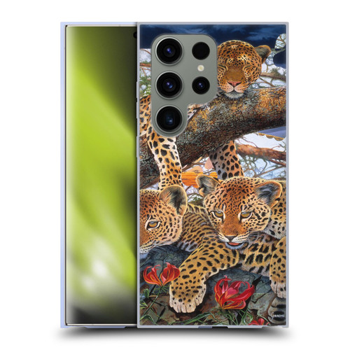 Graeme Stevenson Wildlife Leopard Soft Gel Case for Samsung Galaxy S24 Ultra 5G