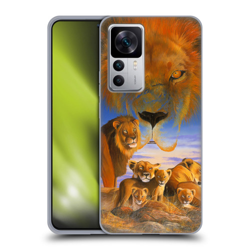 Graeme Stevenson Wildlife Lions Soft Gel Case for Xiaomi 12T 5G / 12T Pro 5G / Redmi K50 Ultra 5G