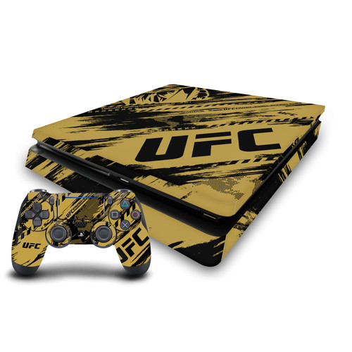 UFC Graphics Brush Strokes Vinyl Sticker Skin Decal Cover for Sony PS4 Slim Console & Controller