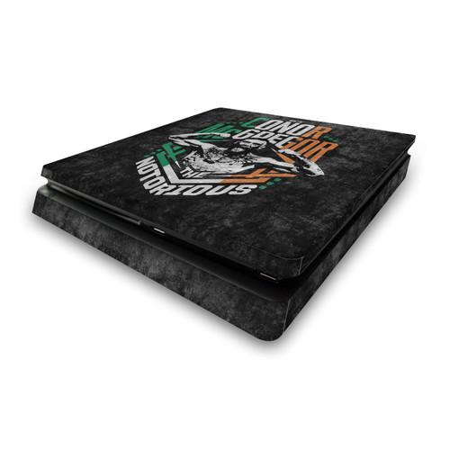 UFC Graphics Conor McGregor Distressed Vinyl Sticker Skin Decal Cover for Sony PS4 Slim Console