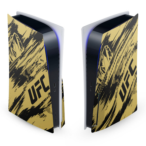 UFC Graphics Brush Strokes Vinyl Sticker Skin Decal Cover for Sony PS5 Disc Edition Console