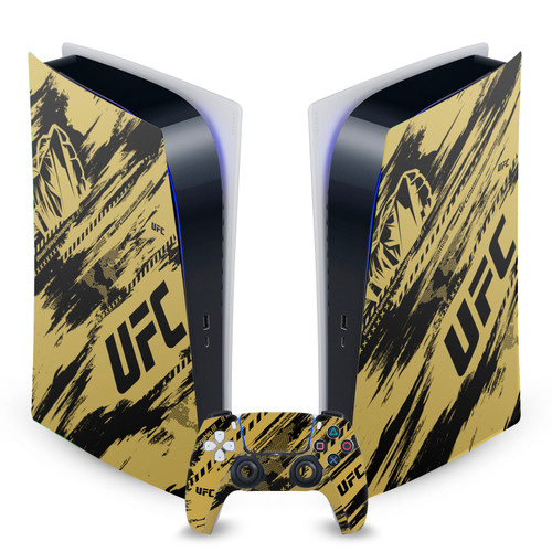 UFC Graphics Brush Strokes Vinyl Sticker Skin Decal Cover for Sony PS5 Digital Edition Bundle