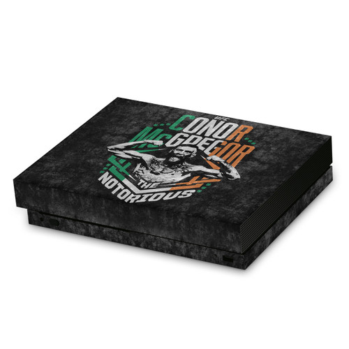 UFC Graphics Conor McGregor Distressed Vinyl Sticker Skin Decal Cover for Microsoft Xbox One X Console